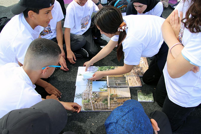 طلّاب طبقة الثوامن من اعدادية دار التربية والعلوم بجولة استكشافية لمعالم جلجولية 